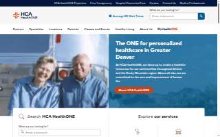 HCA HealthONE Swedish Emergency Room website