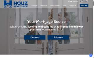 Houz Mortgage website