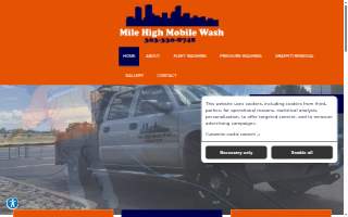 Mile High Mobile Wash website