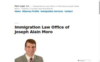 Moro Legal, LLC - Immigration Law Office of Joseph Alain Moro website