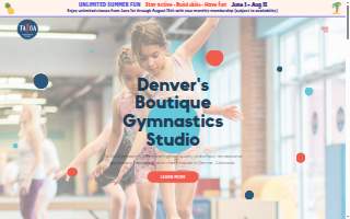 Ta Da Gymnastics Studio website