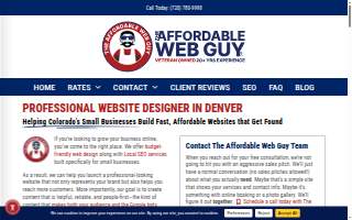 The Affordable Web Guy of Englewood website