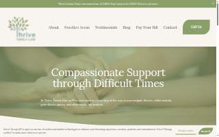 Thrive Family Law website