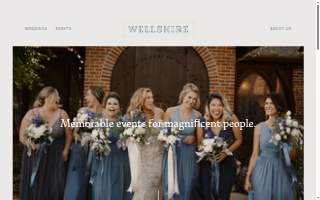 Wellshire Event Center website