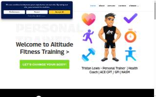 Altitude Fitness Training LLC website