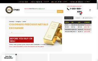 Colorado Precious Metals Exchange website