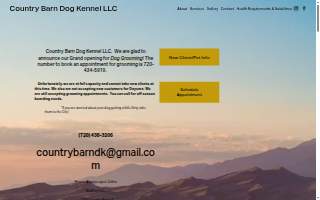 Country Barn Dog Kennel LLC website