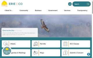Erie Community Center website
