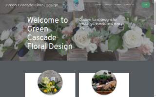 Green Cascade Floral website