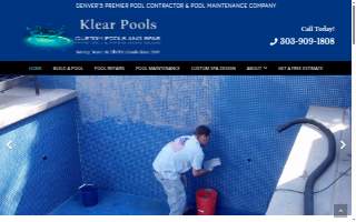 Klear Pools website