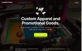 Landslide Printing website