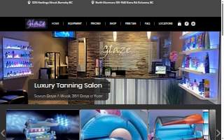 Tanning salon website