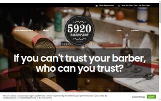 5920 Barbershop website