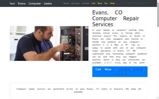 Computer Services of Evans website