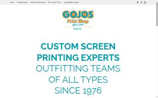 Gojos Print Shop of Evans website