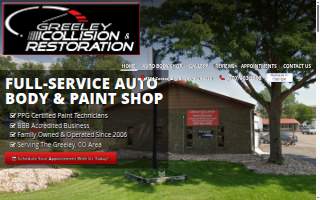 Greeley Collision & Restoration website
