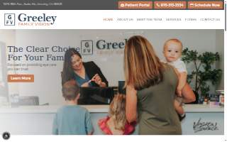 Greeley Family Vision of Evans website
