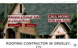Gus Roofing of Evans website