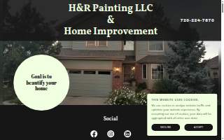 H&R Painting LLC & Home Improvement website