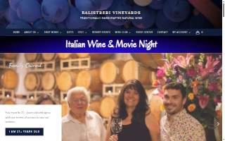 Balistreri Vineyards of Federal Heights website