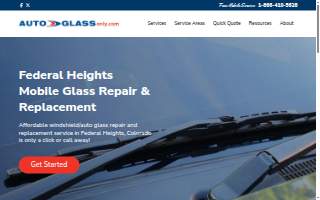 Colorado Auto Glass of Federal Heights website