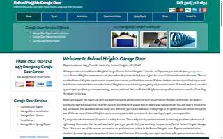 Hexp a Garage Door's Repair Federal Heights website