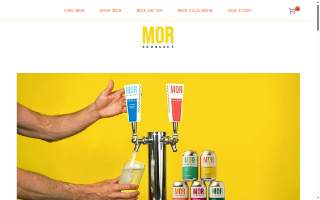 MOR Kombucha website