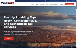 ToshTax, LLC of Thornton website