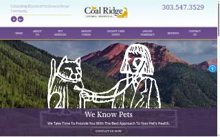 Coal Ridge Animal Hospital website