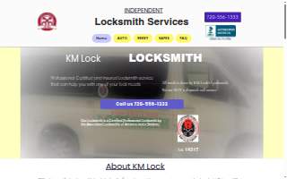 KM Lock website
