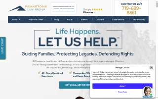 Peakstone Law Group, LLC of Firestone website