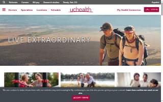 UCHealth Orthopedics Clinic - Firestone website