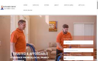 Actually Clean website