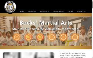 Becks' Martial Arts website