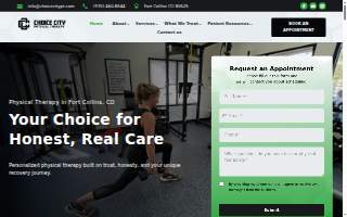Choice City Physical Therapy - Fort Collins website