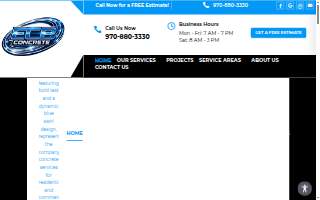 ECB Concrete LLC website
