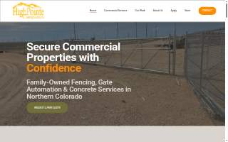 High Pointe Companies - Fence & Construction website