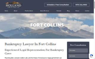 Holland Law Office website