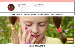 LV Nail Spa Horsetooth website