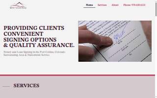 Mobile Colorado Notary, LLC website