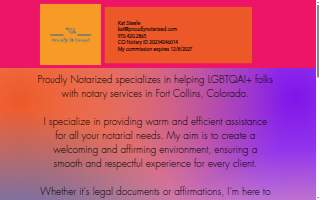 Proudly Notarized website