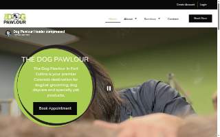 The Dog Pawlour website