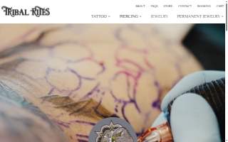 Tribal Rites Tattoo & Piercing website