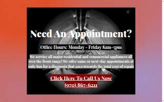 True North Appliance Repair LLC website
