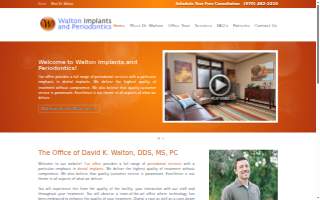 Walton Implants and Periodontics website