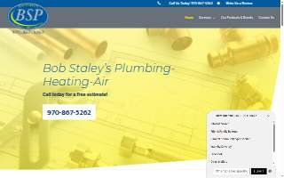 Bob Staley's Plumbing-Heating-Air website