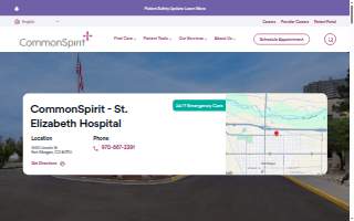 CommonSpirit St. Elizabeth Hospital website