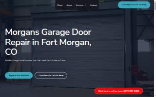 Morgans Garage Door Repair website