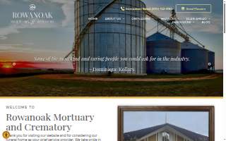 Rowanoak Mortuary and Crematory website