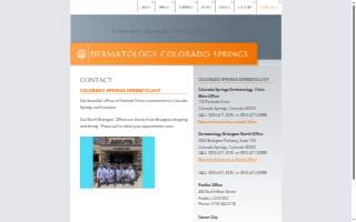 Colorado Springs Dermatology Clinic, PC North website